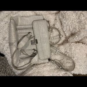 3.1 Phillip Lim Ivory-Dove Pashli Medium Satchel